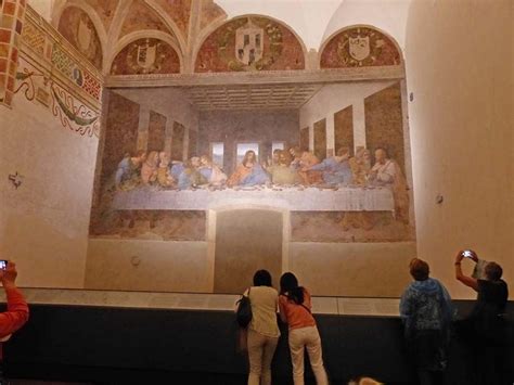 viewing the last supper painting in milan